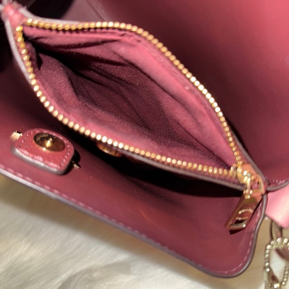 Coach Pink Shoulder Bag with Gold Hardware - Picture 8 of 10